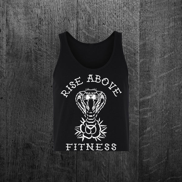 "COBRA" Women's Custom Cut Crop Tank