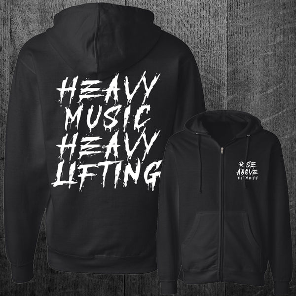 "HEAVY MUSIC" Zip Hoodie