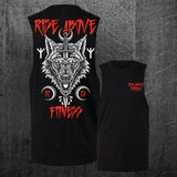 "METAL WOLF" Custom Cut Muscle Tee