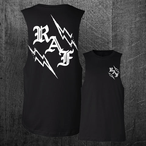 "LIGHTNING" Custom Cut Muscle Tee