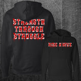 "STRENGTH THROUGH STRUGGLE" Pullover Hoodie