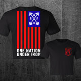 Limited Edition "ONE NATION UNDER IRON" Women's Custom Cut Crop Tee